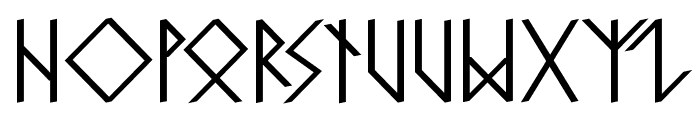 RunishQuillMK-Medium Font UPPERCASE