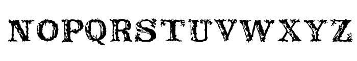 Rustic Font UPPERCASE