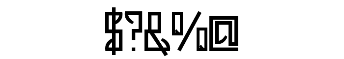 Rusty Rocky Beta 101 Font OTHER CHARS