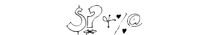 SA-Heart Strings Font OTHER CHARS