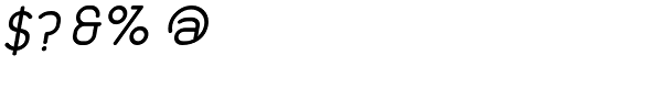 Saarikari Oblique Font OTHER CHARS