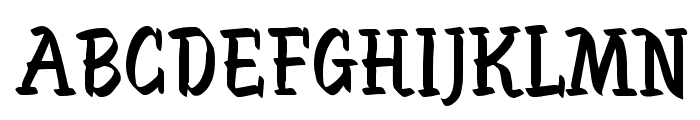 SableBrush Font UPPERCASE