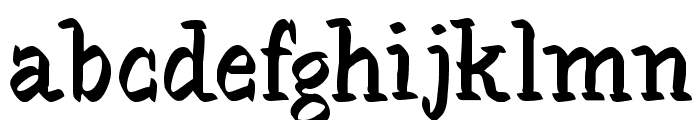 SableBrush Font LOWERCASE