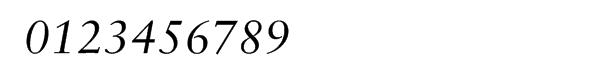 Sabon™ Cyrillic Italic Font OTHER CHARS