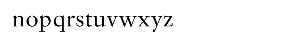 Sabon™ Cyrillic Roman Font LOWERCASE