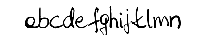 SaharaHandwriting Font LOWERCASE
