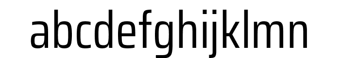 Saira Condensed Regular Font LOWERCASE