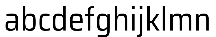 Saira SemiCondensed Regular Font LOWERCASE
