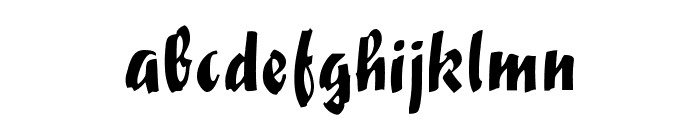 SakiScript Font LOWERCASE