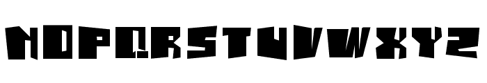 Salmiak Screwed Font UPPERCASE