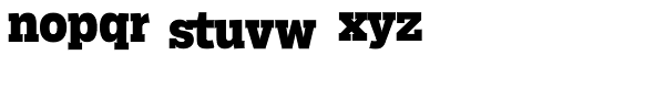 Salvo Serif Cond Black Font LOWERCASE