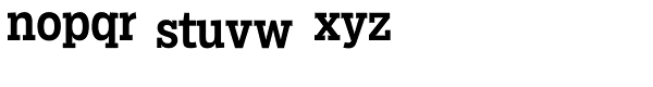 Salvo Serif Cond Medium Font LOWERCASE