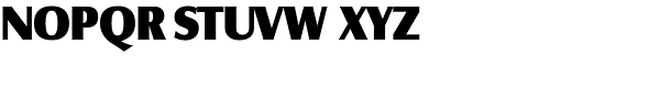 Salzburg RR Extra Bold Font UPPERCASE