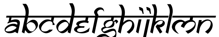 Samarkan Oblique Font UPPERCASE