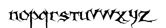 Sanctuary Font LOWERCASE