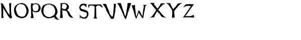 Sanctus-Regular Font LOWERCASE