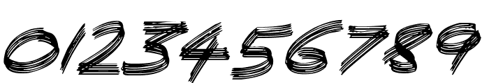 Sandscrape Italic Font OTHER CHARS
