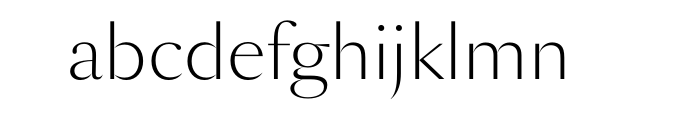 SangBleu BP Sans Light OT Font LOWERCASE