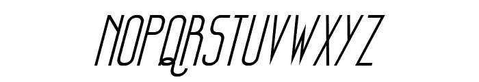 Sanity Italic Font UPPERCASE