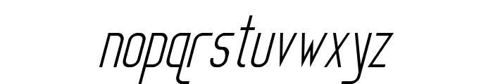 Sanity Italic Font LOWERCASE
