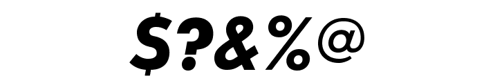 SansSerifBldFLF-Italic Font OTHER CHARS