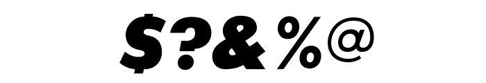 SansSerifExbFLF-Italic Font OTHER CHARS