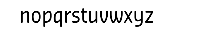 Sansa Condensed Soft Std Normal OT Font LOWERCASE