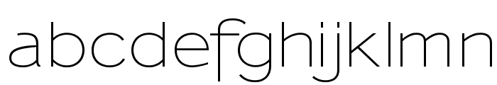 Sansumi-Regular Font LOWERCASE