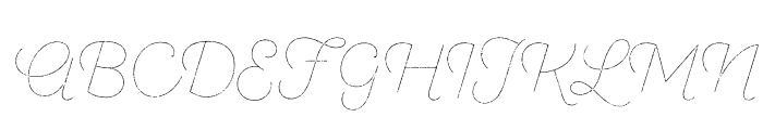 SantEliaRough-LineTwo Font UPPERCASE