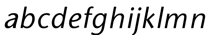 Sapir Italic Font LOWERCASE