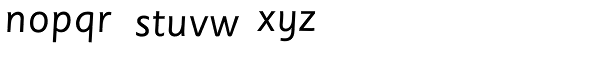 Sassoon Sans Slope Pro Regular Font LOWERCASE