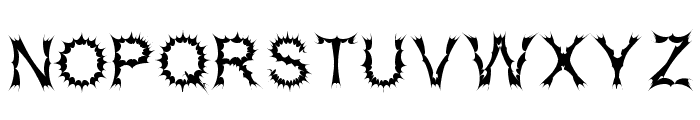 Satan Possessed Font UPPERCASE