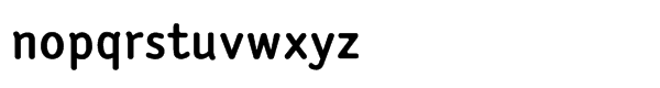 Saturdayâ„¢ Sans Bold Font LOWERCASE