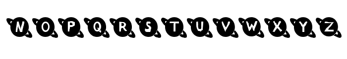 Saturn Font UPPERCASE