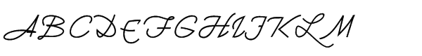Saxony Script Script Font UPPERCASE