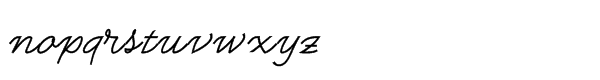 Saxony Script Script Font LOWERCASE