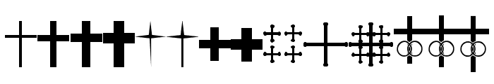 sB Cross Font LOWERCASE