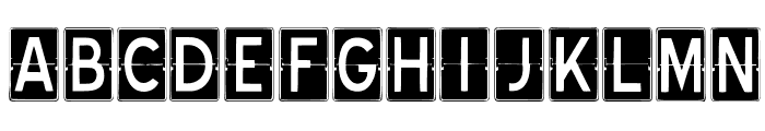 SCOREBOARD Font LOWERCASE