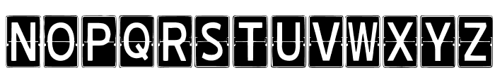 SCOREBOARD Font LOWERCASE