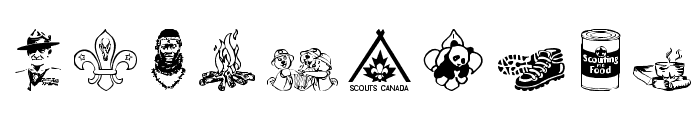 SCOUT015 Font OTHER CHARS