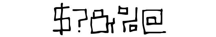 SCSI Port Font OTHER CHARS