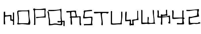 SCSI Port Font UPPERCASE