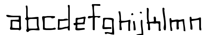 SCSI Port Font LOWERCASE
