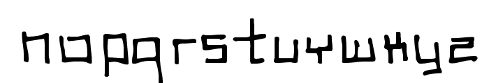 SCSI Port Font LOWERCASE