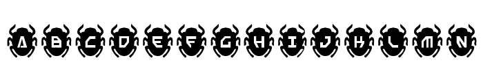 Scarab Solid Font LOWERCASE