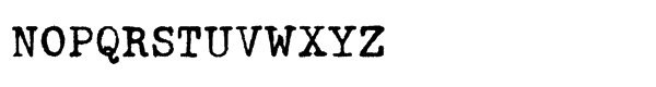 Schmutz™ Cleaned Font UPPERCASE