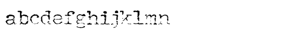 Schmutz™ Corroded Font LOWERCASE