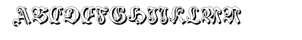 Schneidler® Zierbuchstablen Shadow Font UPPERCASE