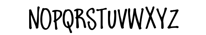 Schoolbully Font LOWERCASE