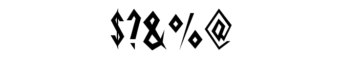 Schrill AOE Font OTHER CHARS